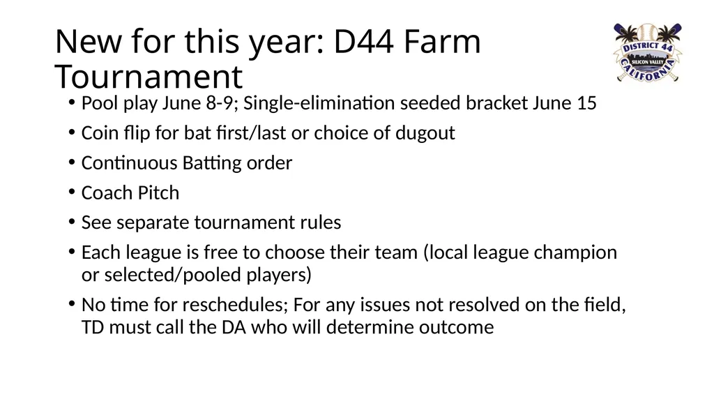 Little League CA District 44 TOC & All-Star - slide 6 of 26