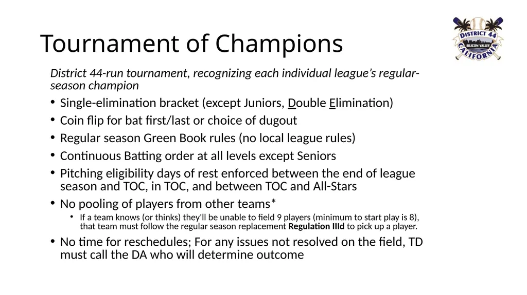 Little League CA District 44 TOC & All-Star - slide 7 of 26
