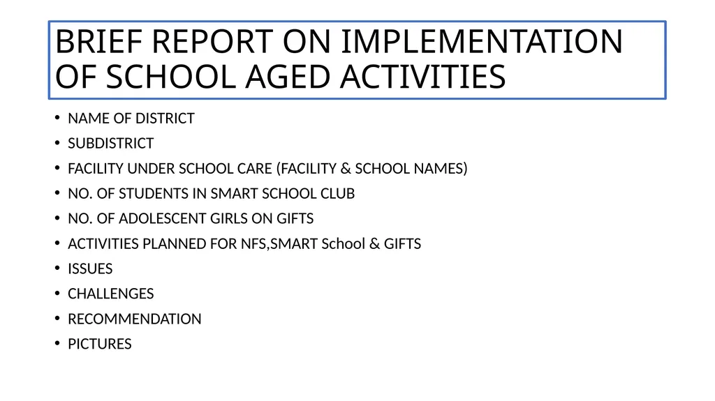 TAKE HOME GIFTS SMART NFS All adolescent girls - slide 6 of 6