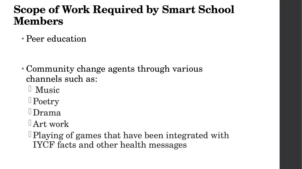 TAKE HOME GIFTS SMART NFS All adolescent girls - slide 5 of 6