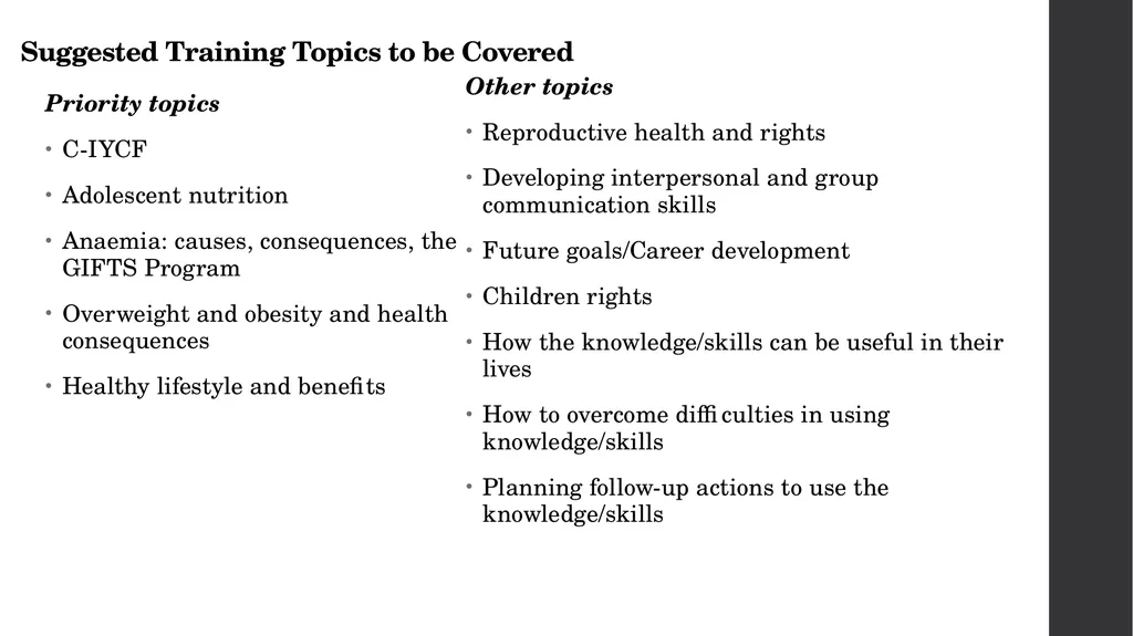 TAKE HOME GIFTS SMART NFS All adolescent girls - slide 4 of 6