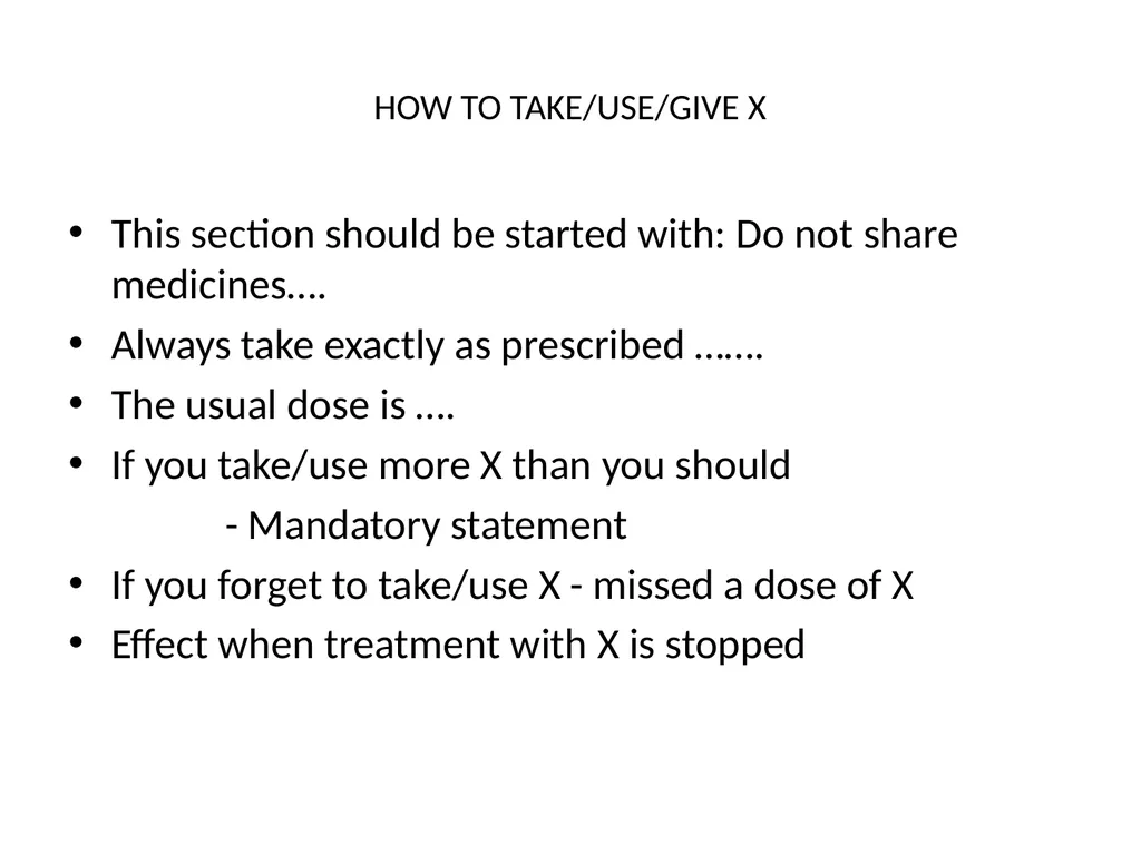 PATIENT INFORMATION LEAFLETS (PIL) Estelle Viljoen - slide 12 of 17
