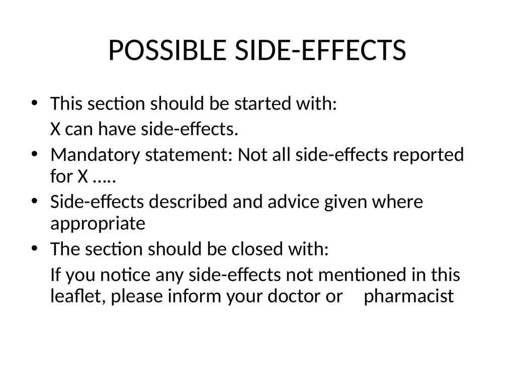 PATIENT INFORMATION LEAFLETS (PIL) Estelle Viljoen - slide 13 of 17