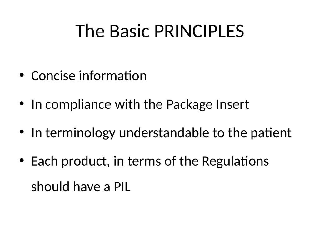 PATIENT INFORMATION LEAFLETS (PIL) Estelle Viljoen - slide 2 of 17