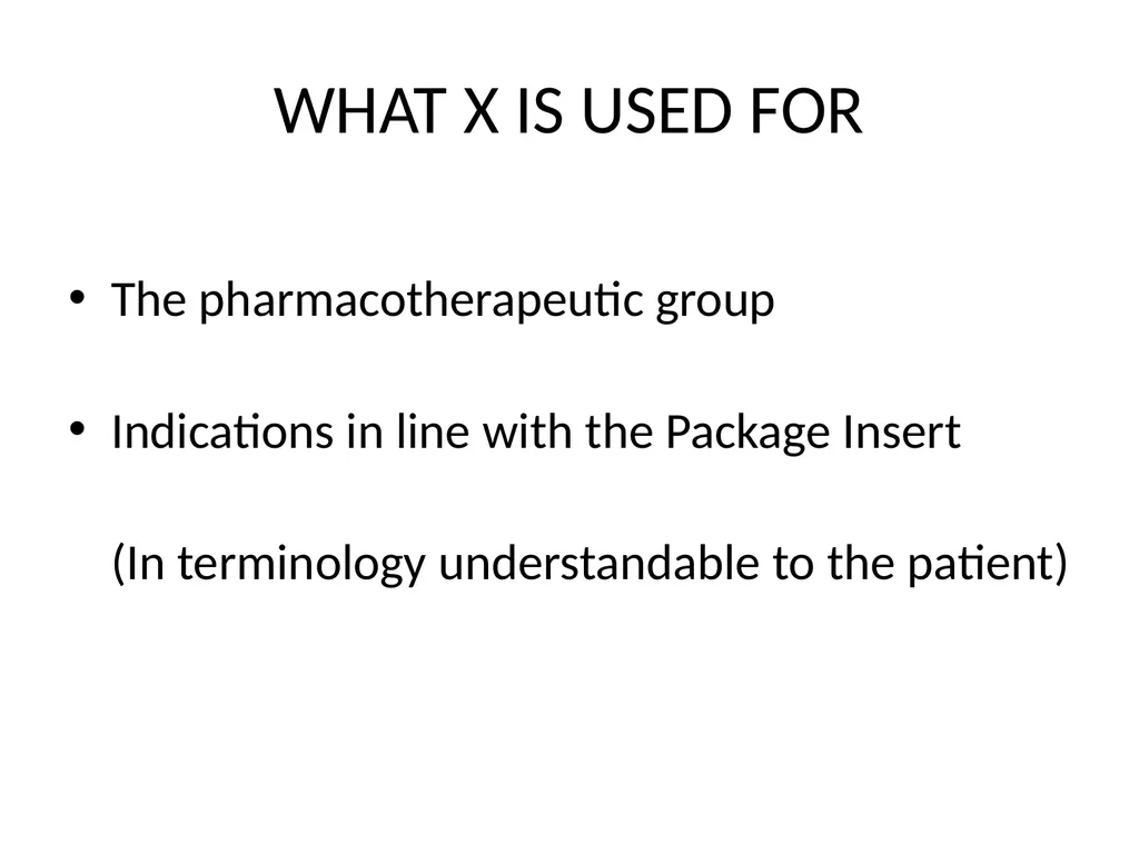 PATIENT INFORMATION LEAFLETS (PIL) Estelle Viljoen - slide 5 of 17