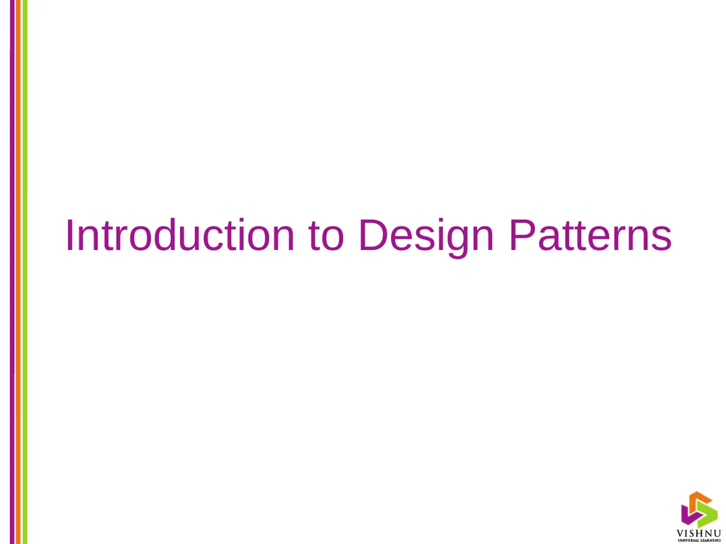 Design Patterns (DP) By P. S. Suryateja Asst. - slide 6 of 115