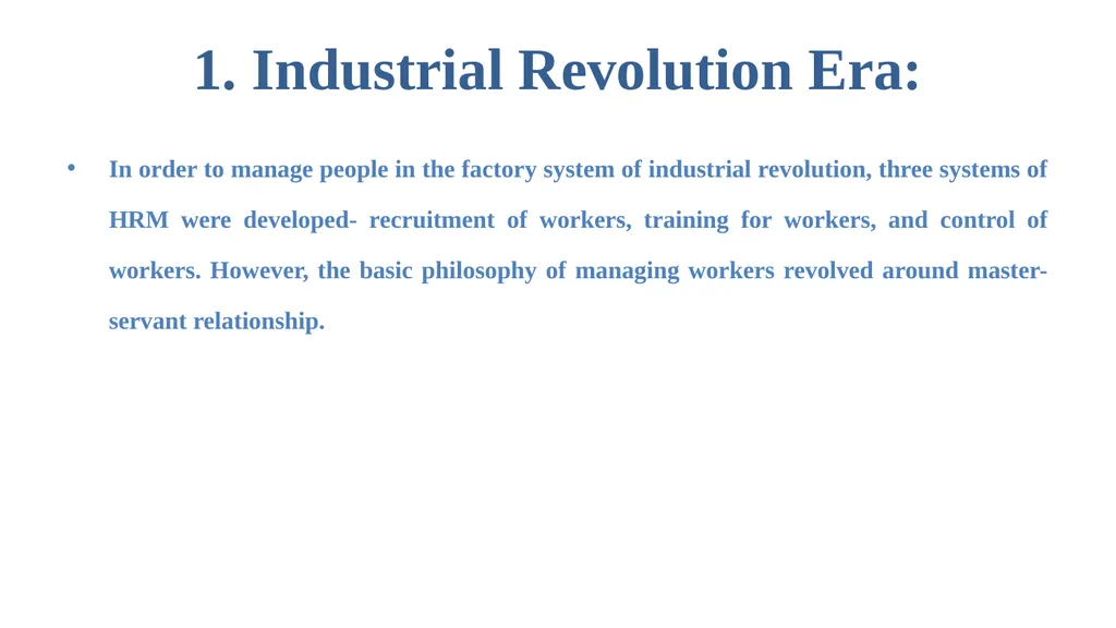 Evolution of Human Resource Management (From 19th - slide 5 of 15