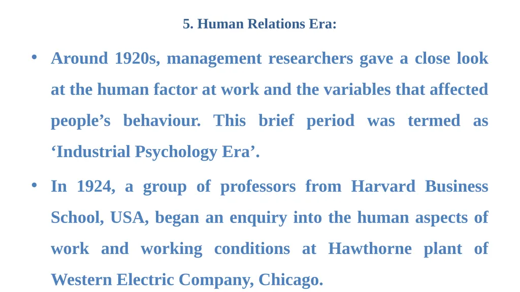 Evolution of Human Resource Management (From 19th - slide 11 of 15