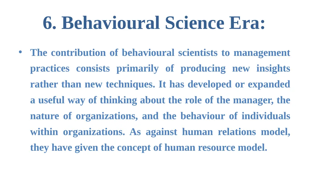 Evolution of Human Resource Management (From 19th - slide 13 of 15