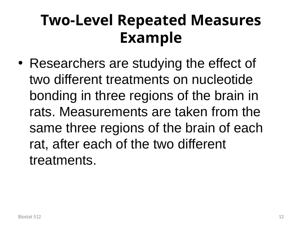 Analysis of Clustered and Longitudinal Data Module - slide 12 of 26