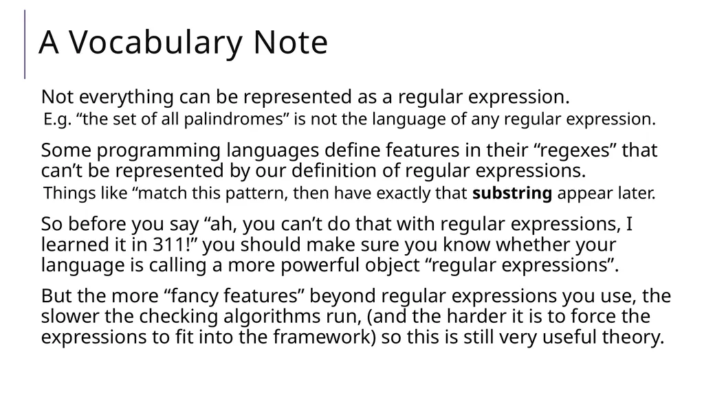 Regular Expressions CSE 311 Autumn 2025 Lecture 22 - slide 21 of 23