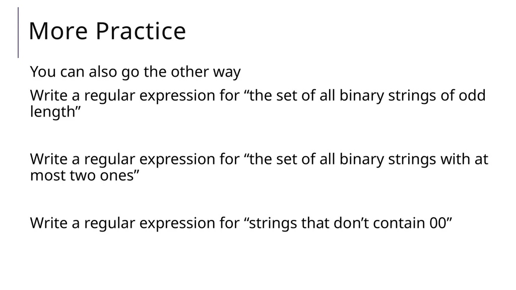 Regular Expressions CSE 311 Autumn 2025 Lecture 22 - slide 12 of 23