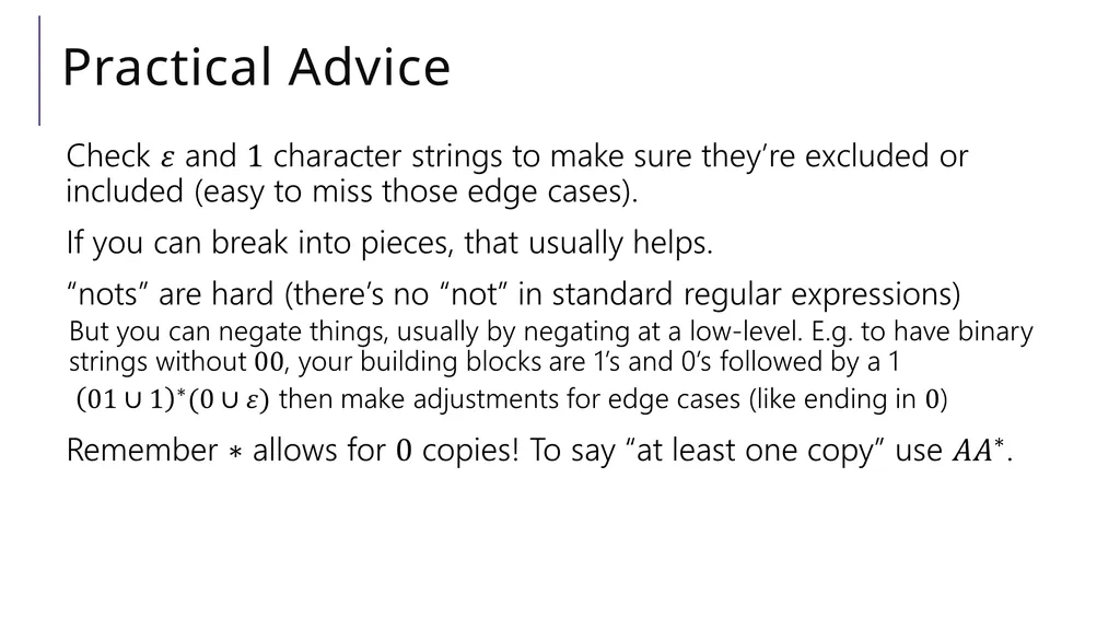 Regular Expressions CSE 311 Autumn 2025 Lecture 22 - slide 14 of 23
