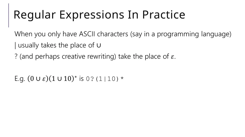 Regular Expressions CSE 311 Autumn 2025 Lecture 22 - slide 16 of 23