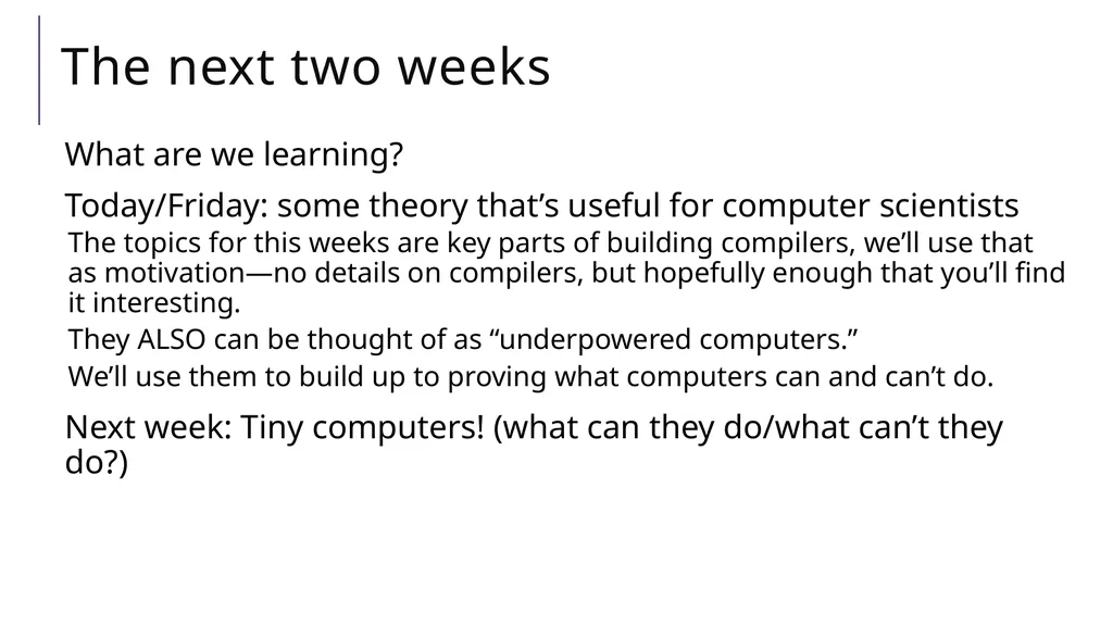 Regular Expressions CSE 311 Autumn 2025 Lecture 22 - slide 4 of 23