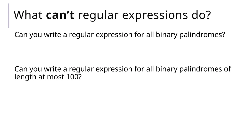 Regular Expressions CSE 311 Autumn 2025 Lecture 22 - slide 17 of 23