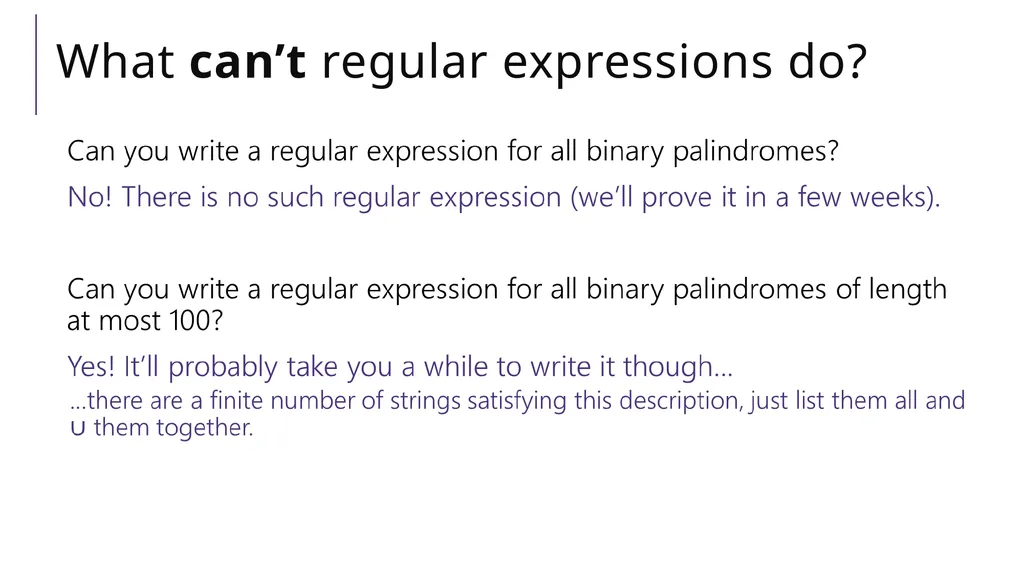 Regular Expressions CSE 311 Autumn 2025 Lecture 22 - slide 18 of 23