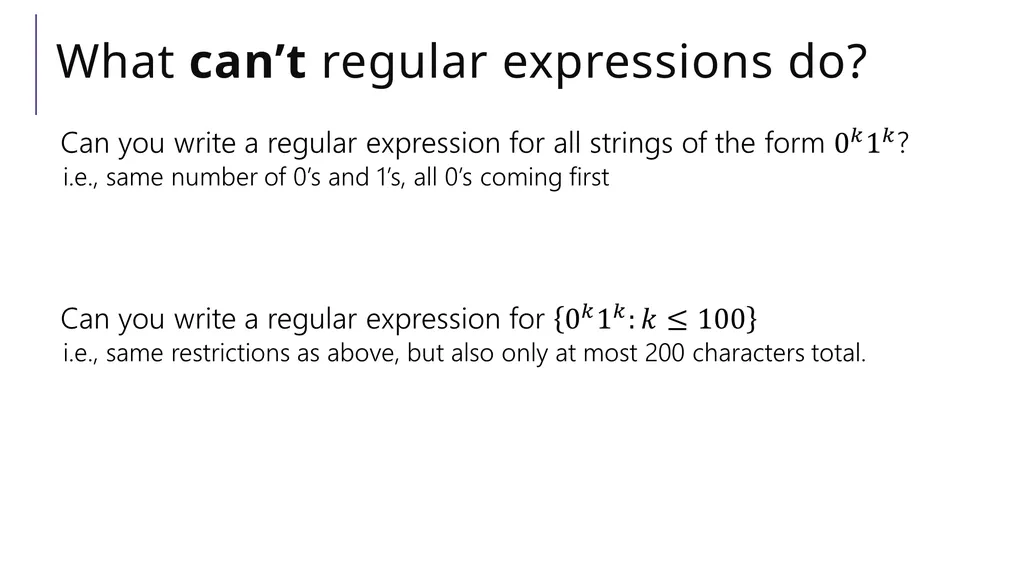 Regular Expressions CSE 311 Autumn 2025 Lecture 22 - slide 19 of 23