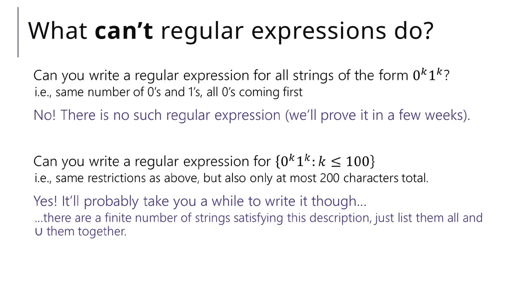 Regular Expressions CSE 311 Autumn 2025 Lecture 22 - slide 20 of 23