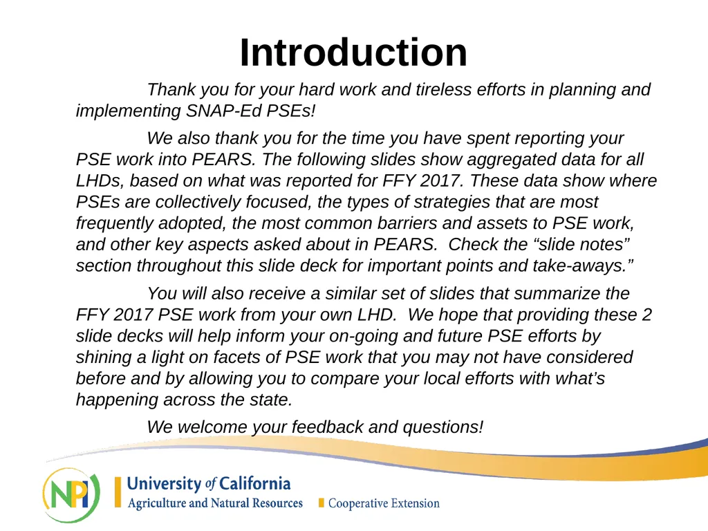 California Department of Public Health SNAP-Ed - slide 3 of 25