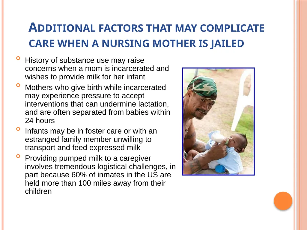 Breastfeeding support for women facing - slide 15 of 29