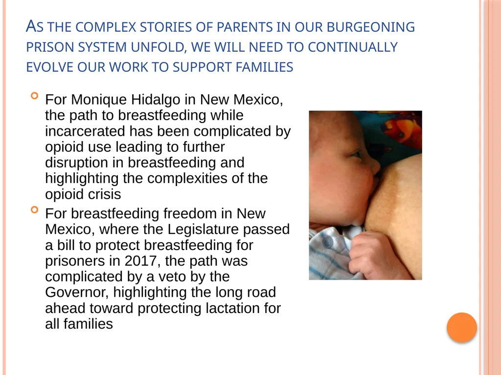 Breastfeeding support for women facing - slide 27 of 29