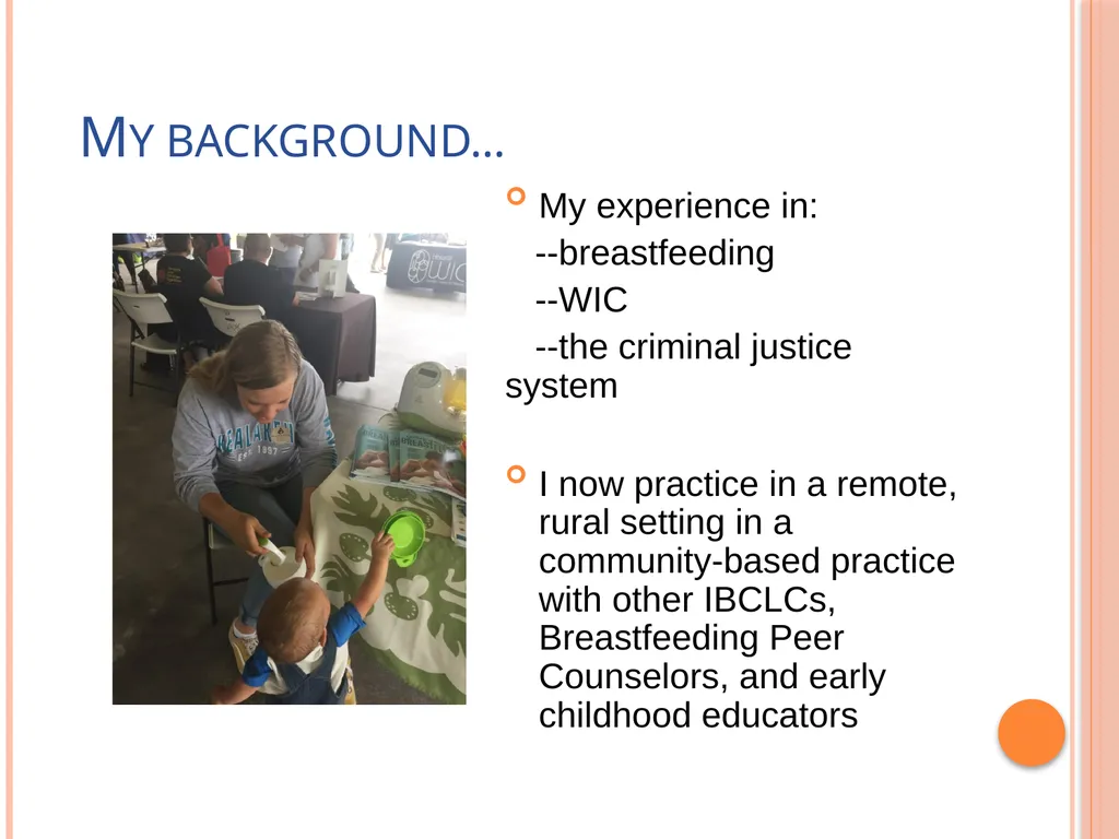 Breastfeeding support for women facing - slide 3 of 29