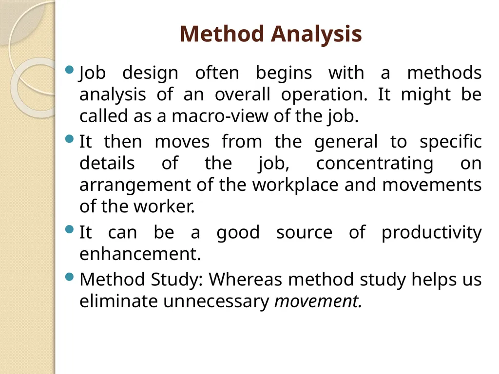 WORK STUDY AND METHOD STUDY DAIRY PLANT MANAGEMENT - slide 7 of 11