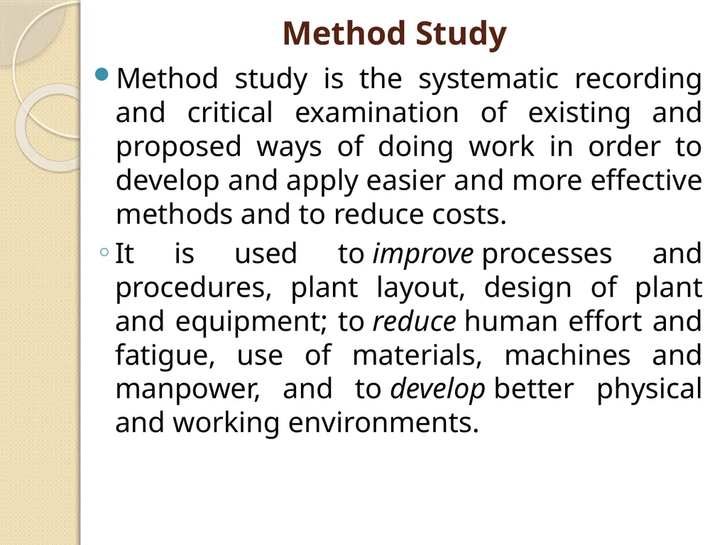 WORK STUDY AND METHOD STUDY DAIRY PLANT MANAGEMENT - slide 8 of 11