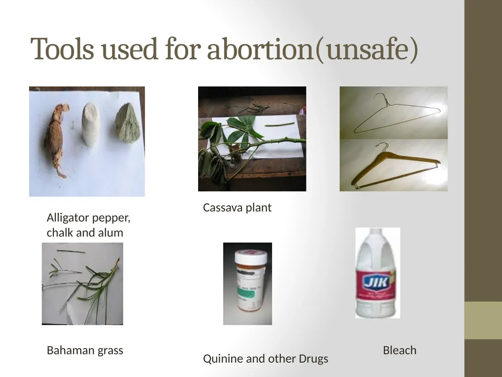 IDENTIFICATION AND MANAGEMENT ABORTION Prepared - slide 8 of 14