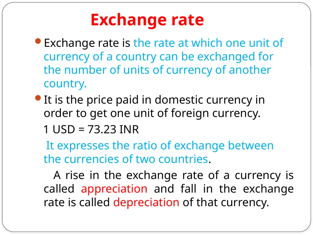 Sultan Ahmed Foreign Exchange Meaning of Foreign - slide 4 of 24