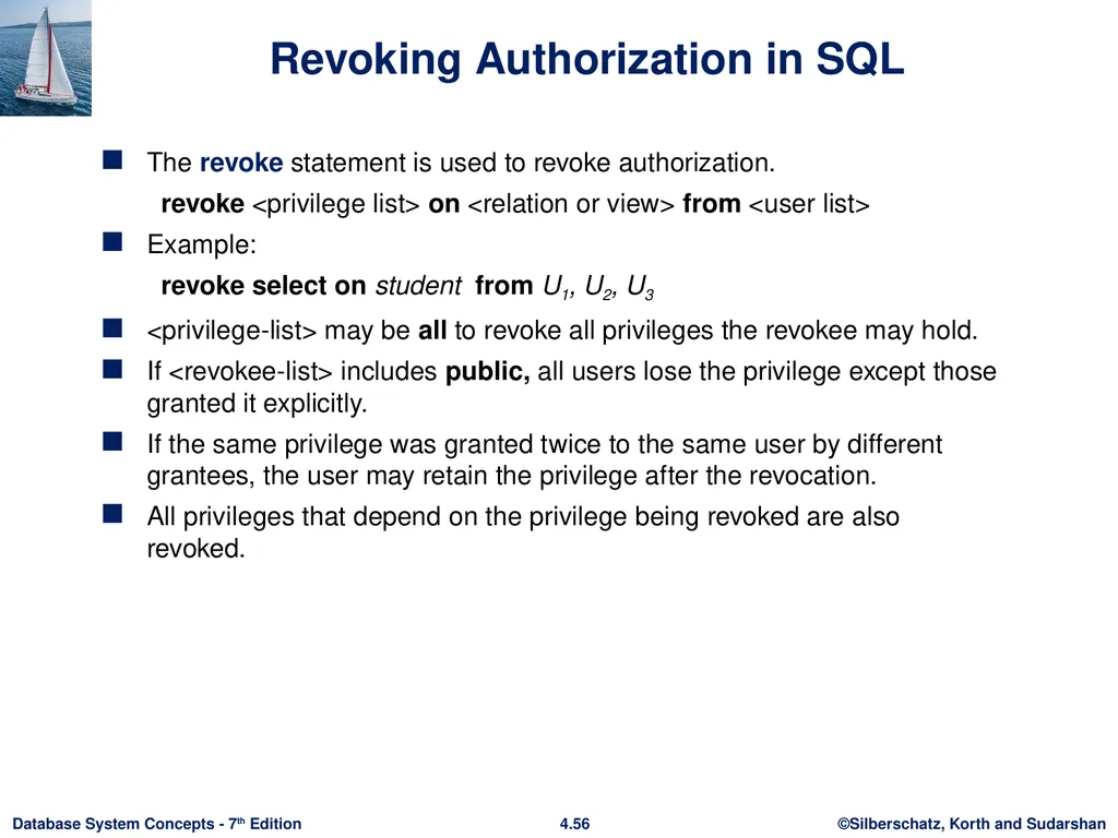 Chapter 4 : Intermediate SQL Outline Join - slide 53 of 58