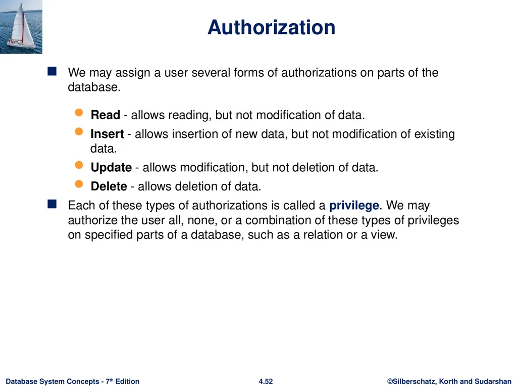 Chapter 4 : Intermediate SQL Outline Join - slide 49 of 58