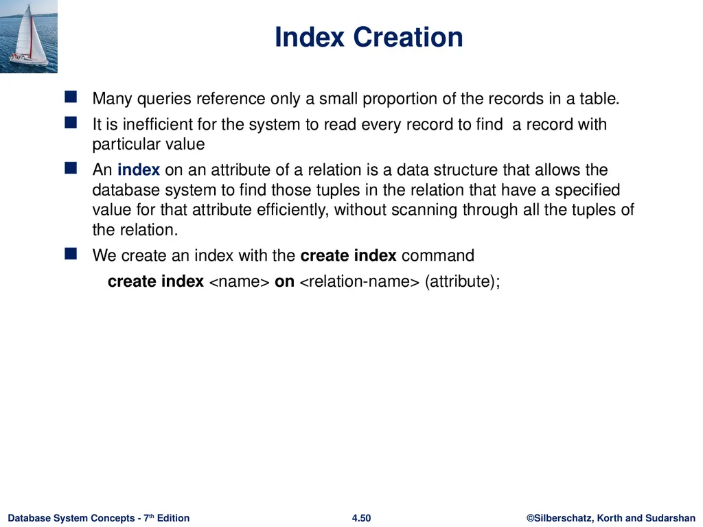 Chapter 4 : Intermediate SQL Outline Join - slide 47 of 58