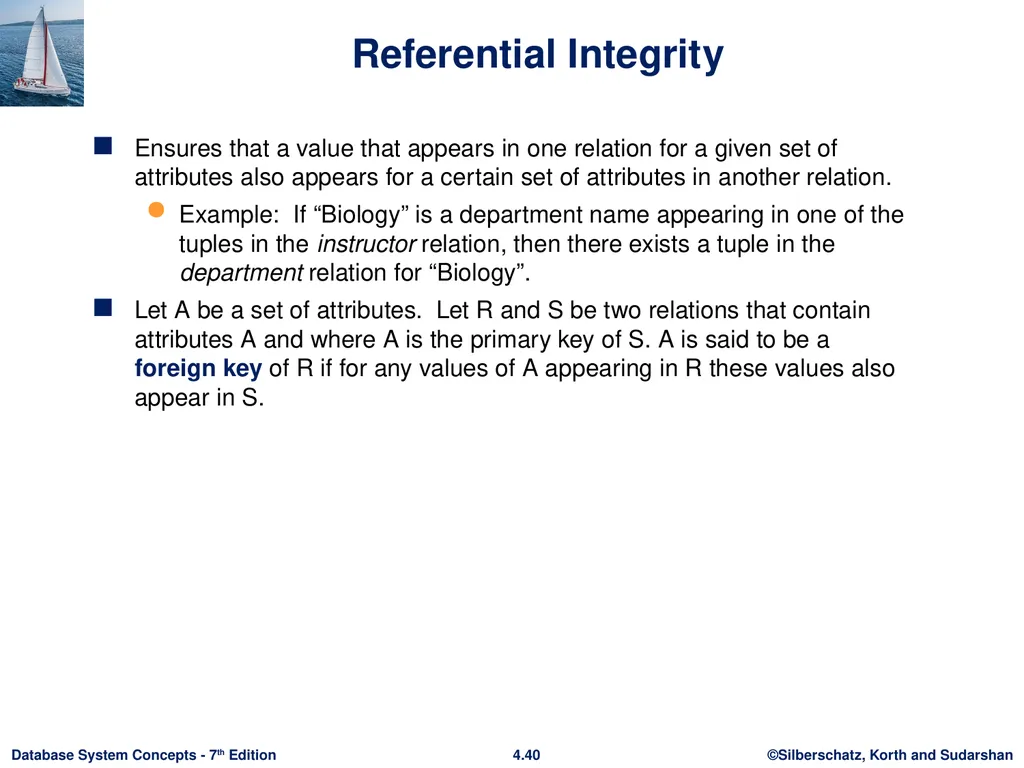 Chapter 4 : Intermediate SQL Outline Join - slide 37 of 58