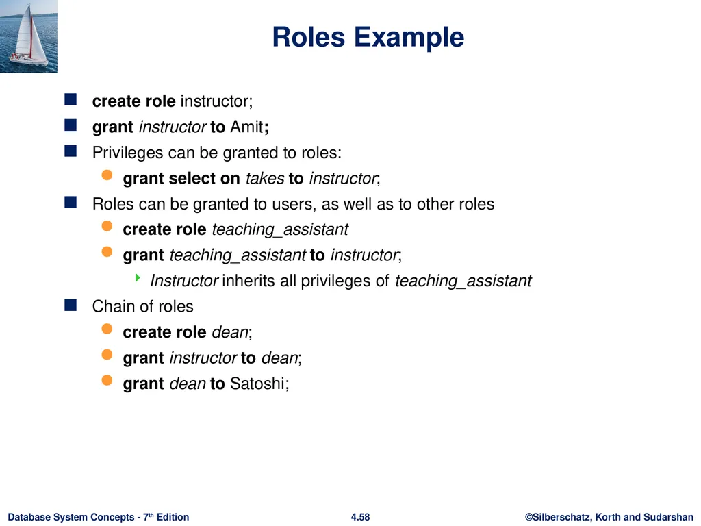 Chapter 4 : Intermediate SQL Outline Join - slide 55 of 58