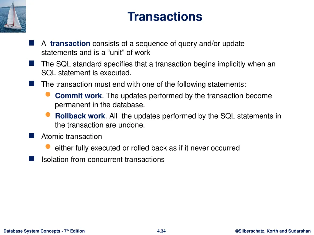 Chapter 4 : Intermediate SQL Outline Join - slide 31 of 58