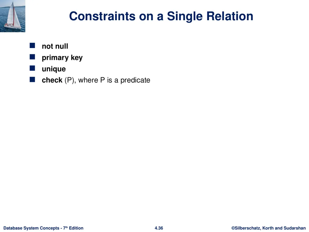 Chapter 4 : Intermediate SQL Outline Join - slide 33 of 58