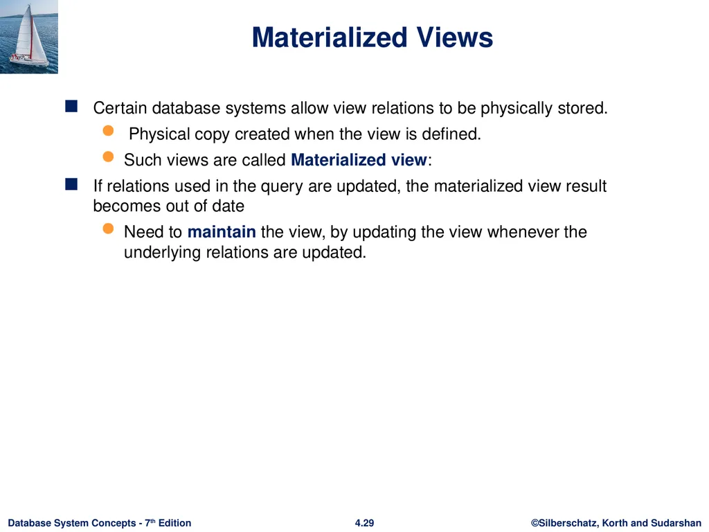 Chapter 4 : Intermediate SQL Outline Join - slide 26 of 58