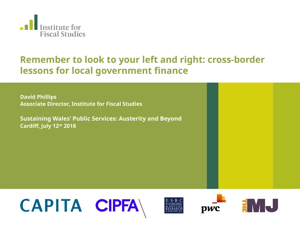 David Phillips Associate Director, Institute for - slide 1 of 31