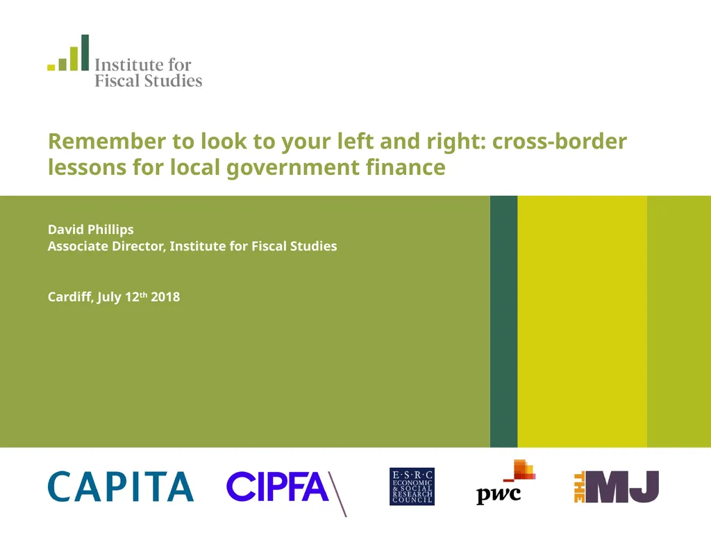 David Phillips Associate Director, Institute for - slide 31 of 31