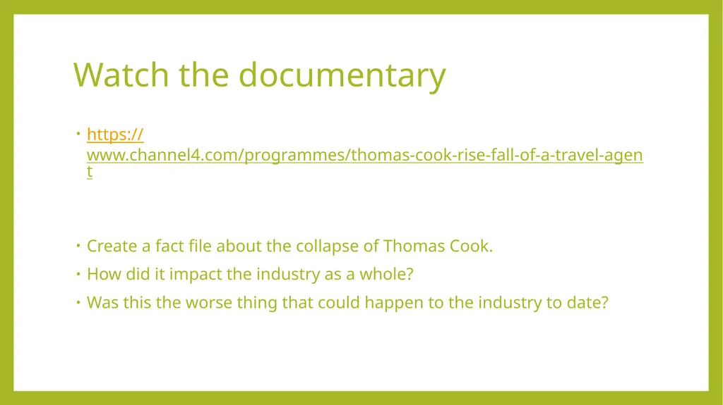 CQ: What are the trends in Travel and Tourism? - slide 3 of 4