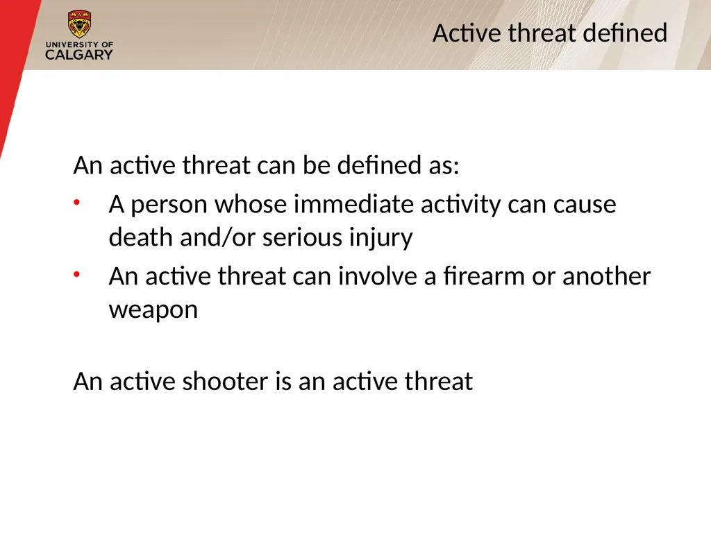Violence on Campus Prevention & Response Active - slide 2 of 16