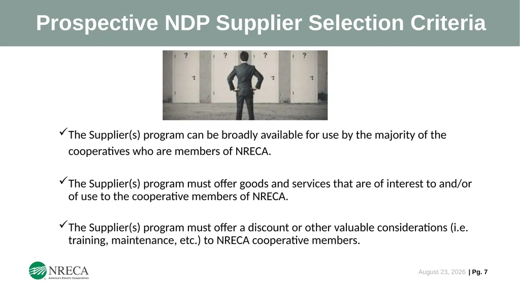 NRECA’s National Discounts Program (NDP) An - slide 7 of 8