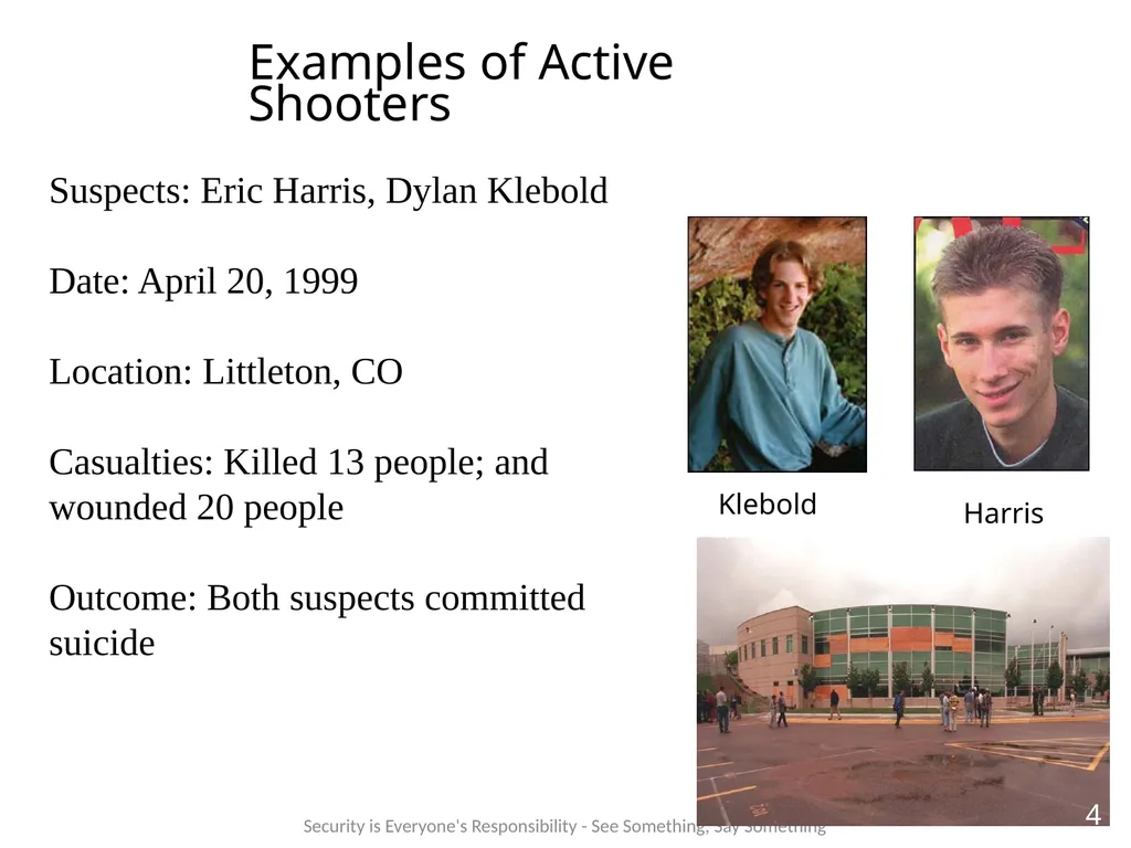 Active Shooter Sgt. Smith Security Division What - slide 4 of 16