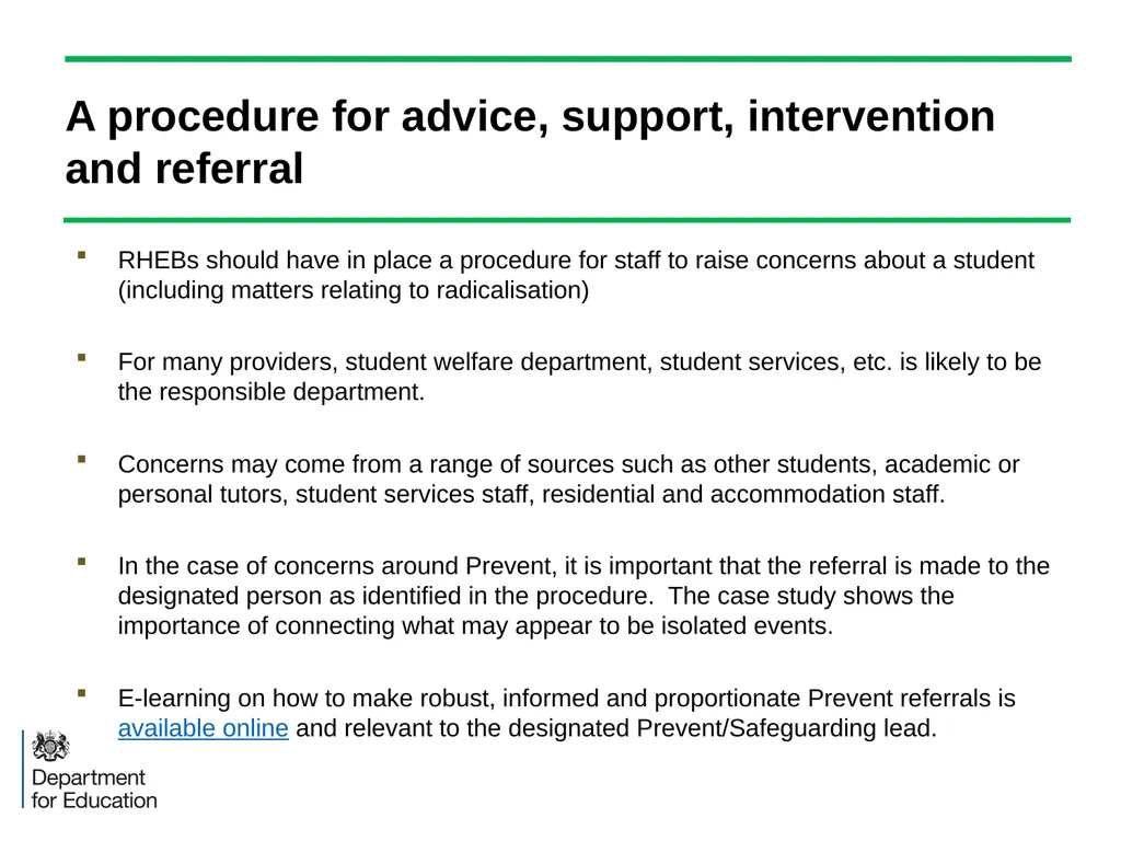 The Prevent Duty in Higher Education: an - slide 32 of 37