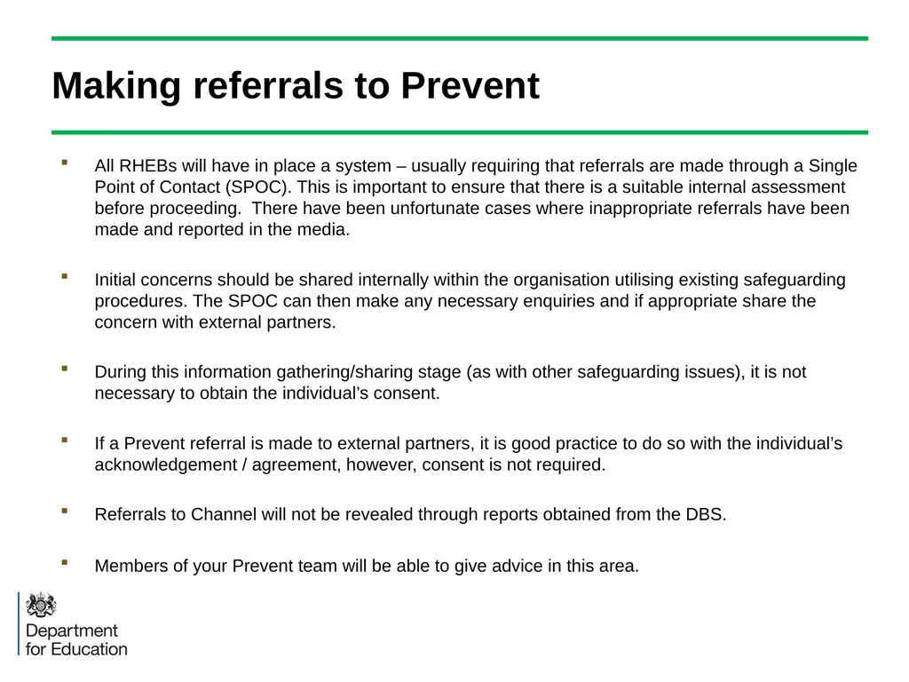 The Prevent Duty in Higher Education: an - slide 33 of 37