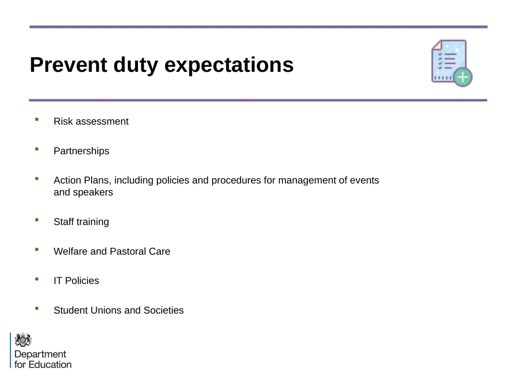 The Prevent Duty in Higher Education: an - slide 21 of 37