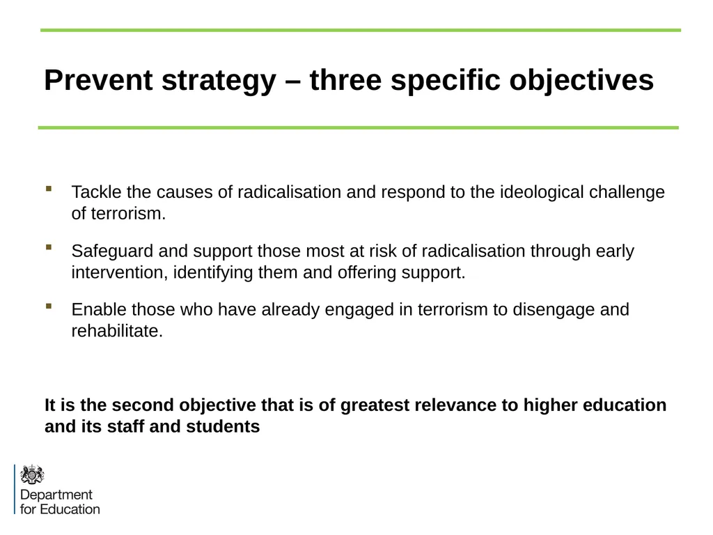 The Prevent Duty in Higher Education: an - slide 5 of 37