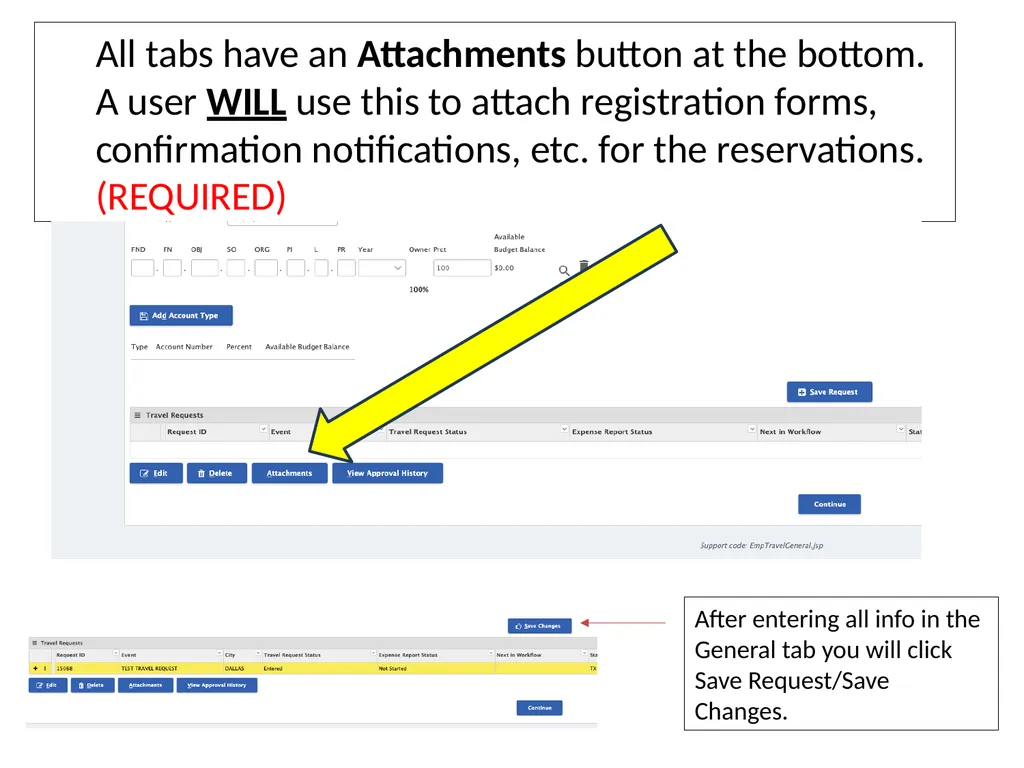 TRAVEL REQUEST IN FRONTLINE My Service Center - slide 8 of 22